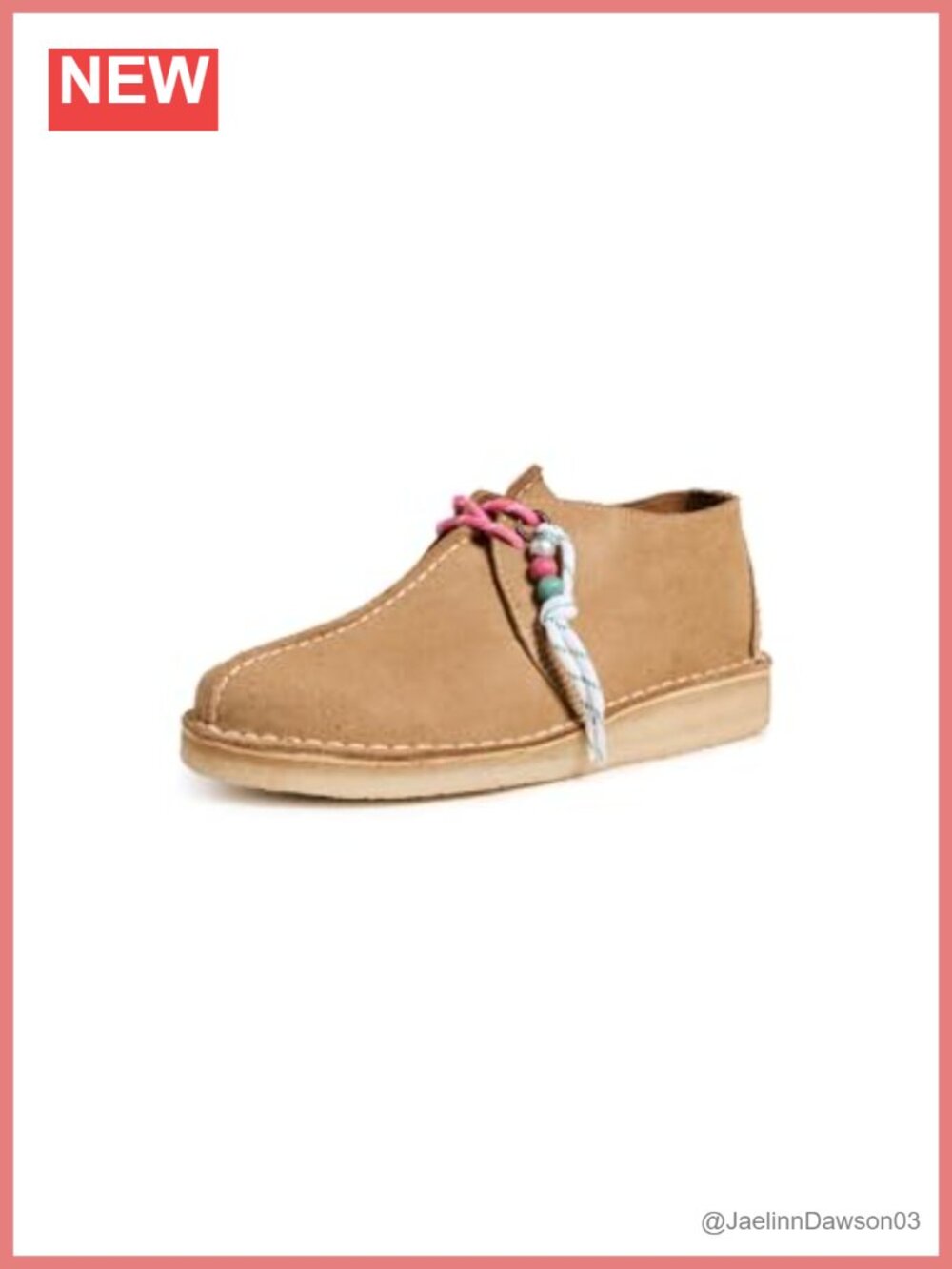 Clarks Leather Suede Flats Lightly Cushioned Lace-Up Crepe Sole
